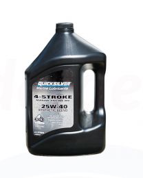 92-8M0086227 - Motorolie 25W40 (Synthetic) 4L fles 4-takt Quicksilver 