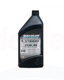 25W40 (Synthetic) - 1L fles 4-takt Quicksilver Motorolie