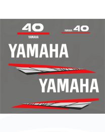 Stickers 40 pk Grey (1998–2004) Yamaha 